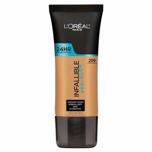 L'Oreal Infallible Pro-Glow Radiant Finish Normal/Dry Skin #209 Caramel Beige
